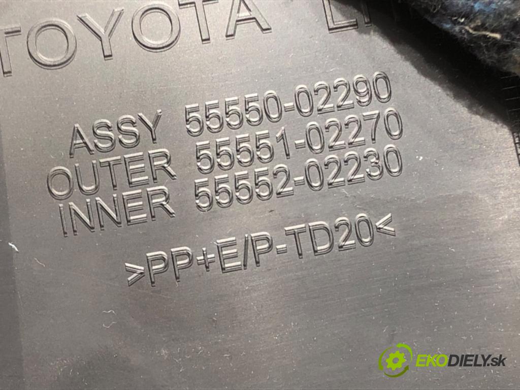 TOYOTA AURIS II Kombi 2017 73 kW 1.8 Hybrid (ZWE186_) 1798 Priehradka, kastlík spolujazdca  (Priehradka (kastlík))