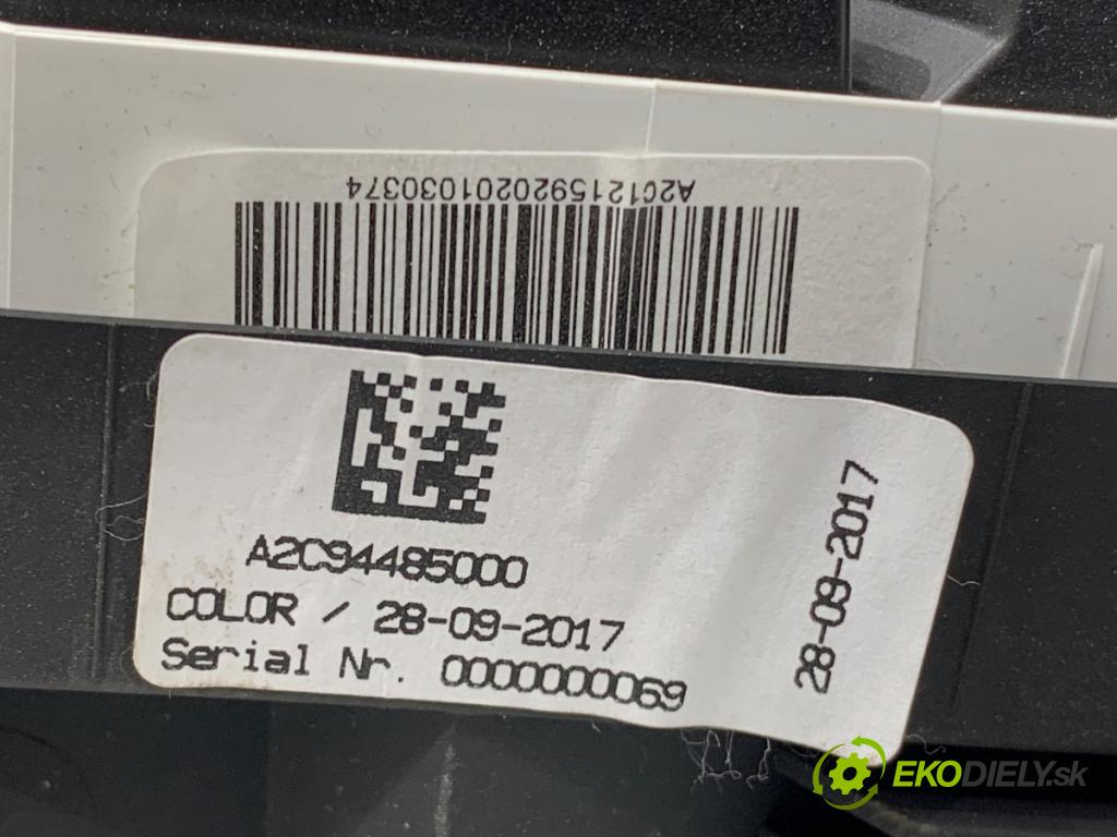 TOYOTA AURIS II Kombi 2017 73 kW 1.8 Hybrid (ZWE186_) 1798 Prístrojovka A2C94485000 (Prístrojová doska)