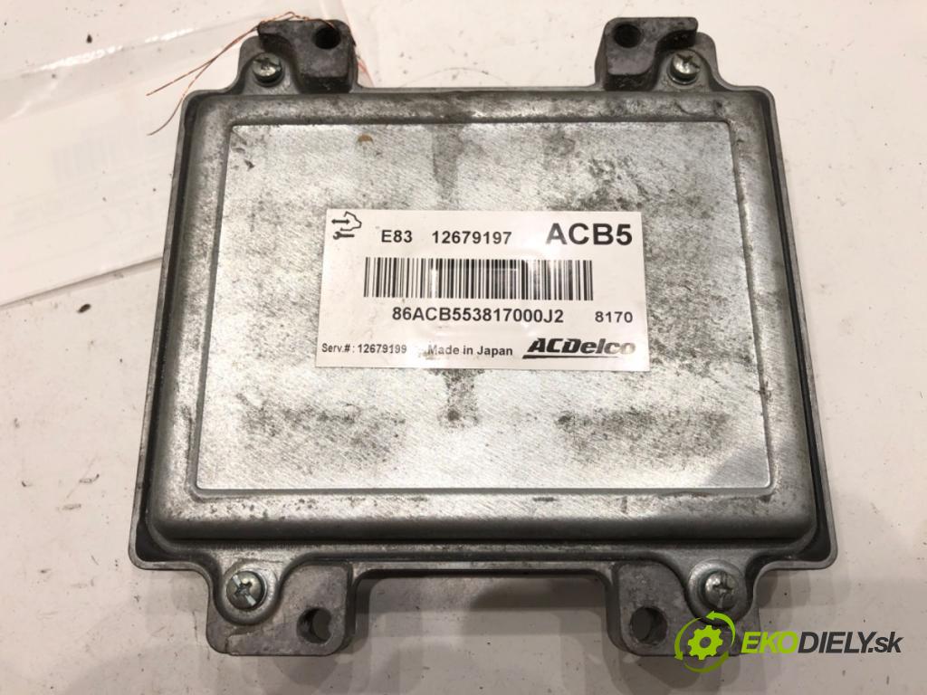 OPEL CORSA E liftback 2018 55 kW 1.4 (08, 68) 1398 riadiaca jednotka Motor 12679197 (Riadiaca jednotka)