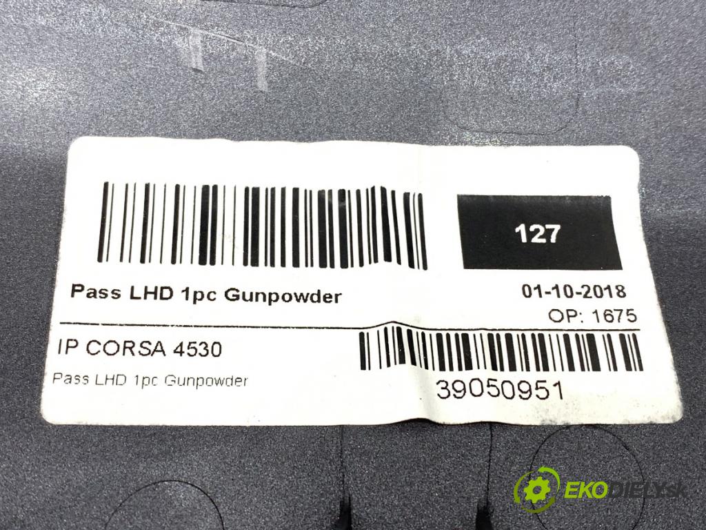 OPEL CORSA E liftback 2018 55 kW 1.4 (08, 68) 1398 lišty kryt 39050951 (Lišta)