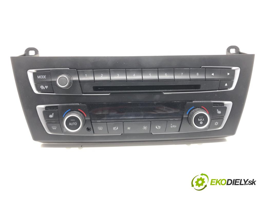 BMW F20 liftback 2012 125 kW 118 i 1598 Panel ovládania kúrenia 9207197 (Prepínacie páčky pod volantom)
