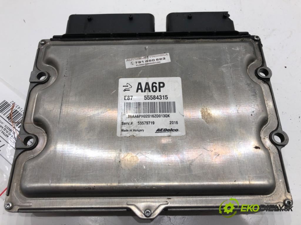 OPEL ASTRA J liftback 2012 81 kW 1.7 CDTI (08) 1686 riadiaca jednotka Motor 55584315 (Riadiaca jednotka)