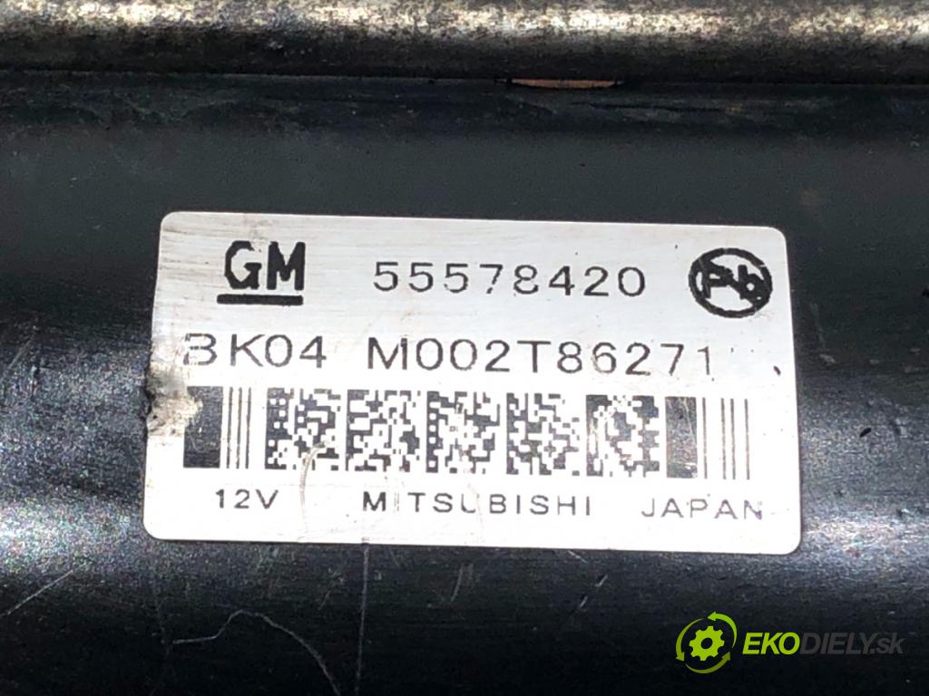 OPEL ASTRA J liftback 2012 81 kW 1.7 CDTI (08) 1686 Štartér 55578420 (Štartér)