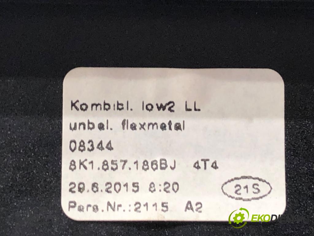 AUDI A4 B8 Kombi 2015 110 kW 2.0 TDI 1968 lišty kryt 8K1857186BJ 8K1853190 (Lišta)