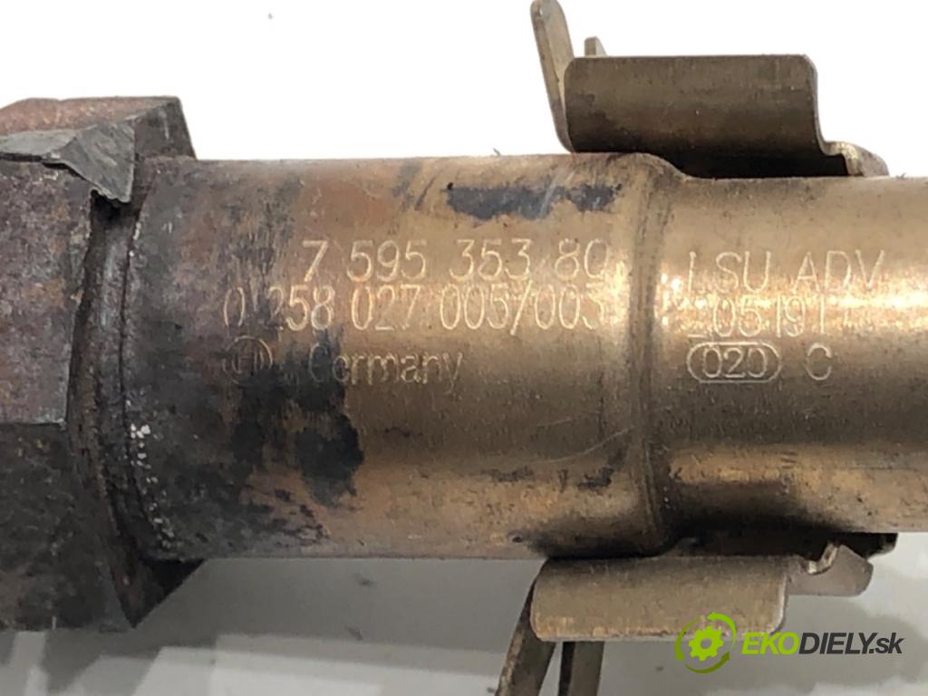 BMW F20 liftback 2012 125 kW 118 i 1598 sonda lambda predný 7595353 (Lambda sonda)