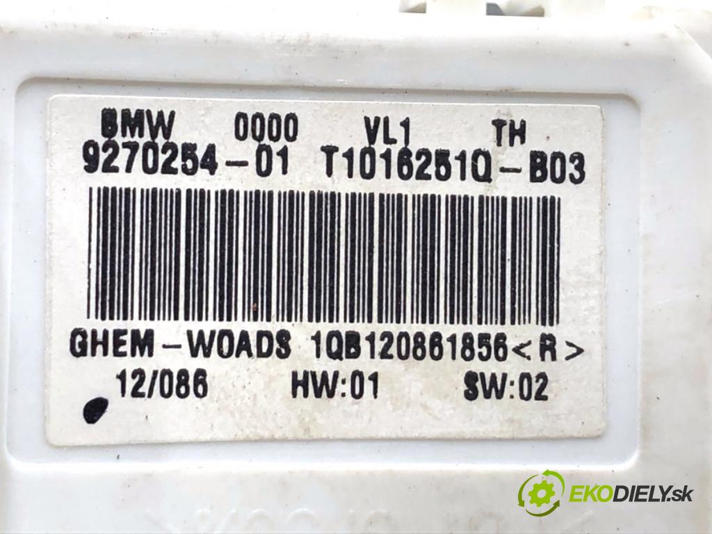 BMW F20 liftback 2012 125 kW 118 i 1598 Odpor, rezistor kúrenia vzduchu 9270254 (Odpor (rezistor) kúrenia)