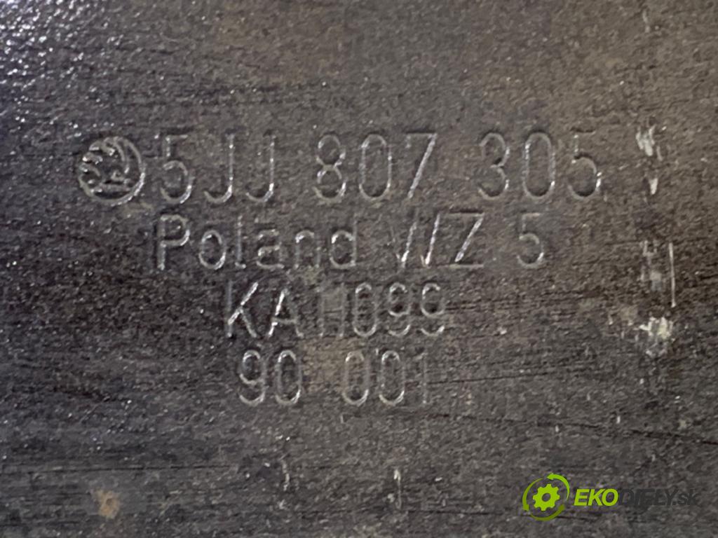 SKODA RAPID liftback 2015 55 kW 1.2 1198 výztuha nárazníka zadní část 5JJ807305 (Výztuhy zadní)