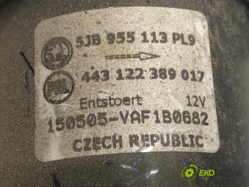 SKODA RAPID liftback 2015 55 kW 1.2 1198 Mechanizmus stieračov predný 5JB955113 (Motorček stieračov predný)