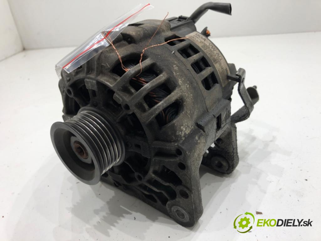 SKODA RAPID liftback 2015 55 kW 1.2 1198 Alternátor 03D903025J (Alternátor)