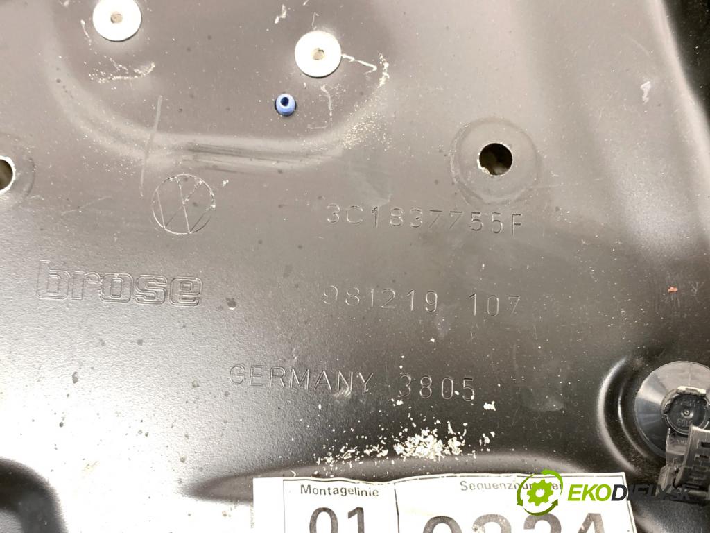 VW PASSAT B6 Kombi 2005 103 kW 2.0 TDI 1968 mechanismus okna levý přední část 1K0959793G