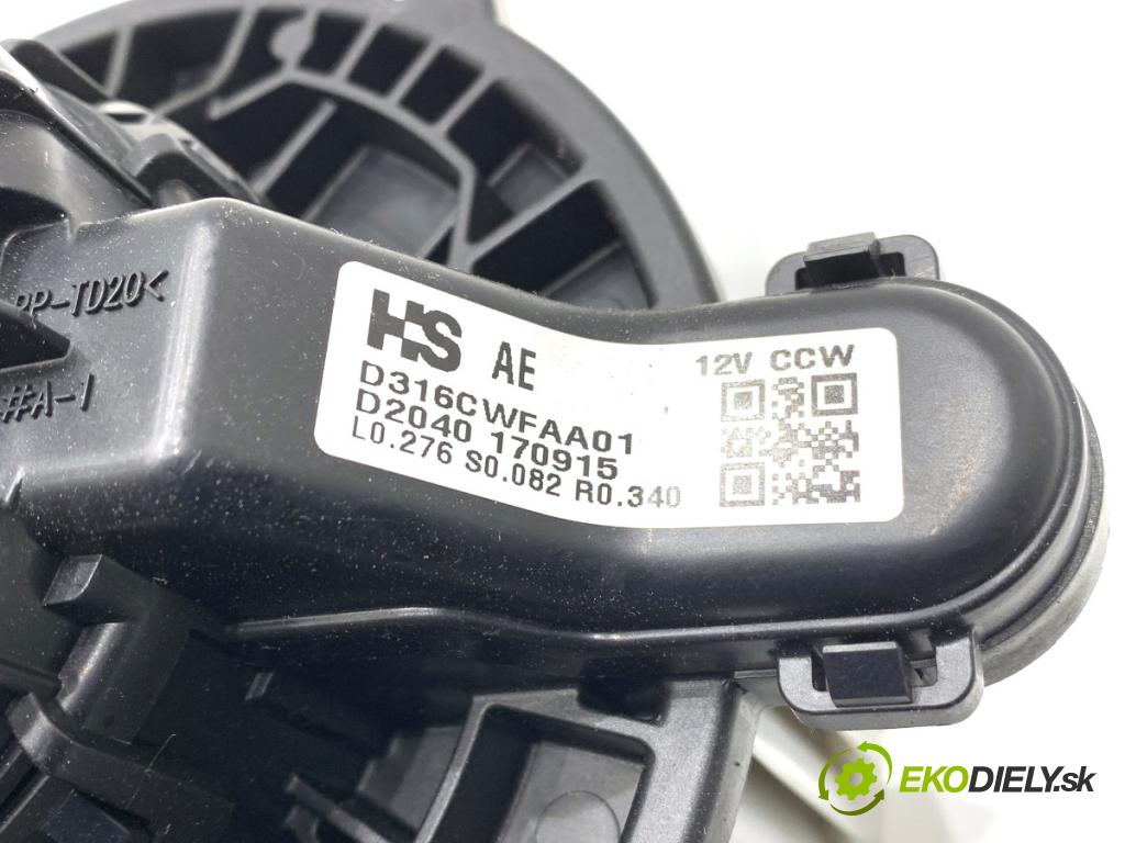 KIA NIRO SUV 2017 77 kW 1.6 GDI Hybrid 1580 ventilátor kúrenia D316CWFAA01