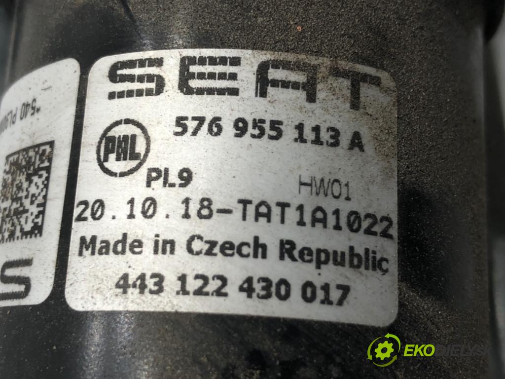 SKODA KAROQ SUV 2018 85 kW 1.6 TDI 1598 Mechanizmus stieračov predný 576955023B (Motorček stieračov predný)