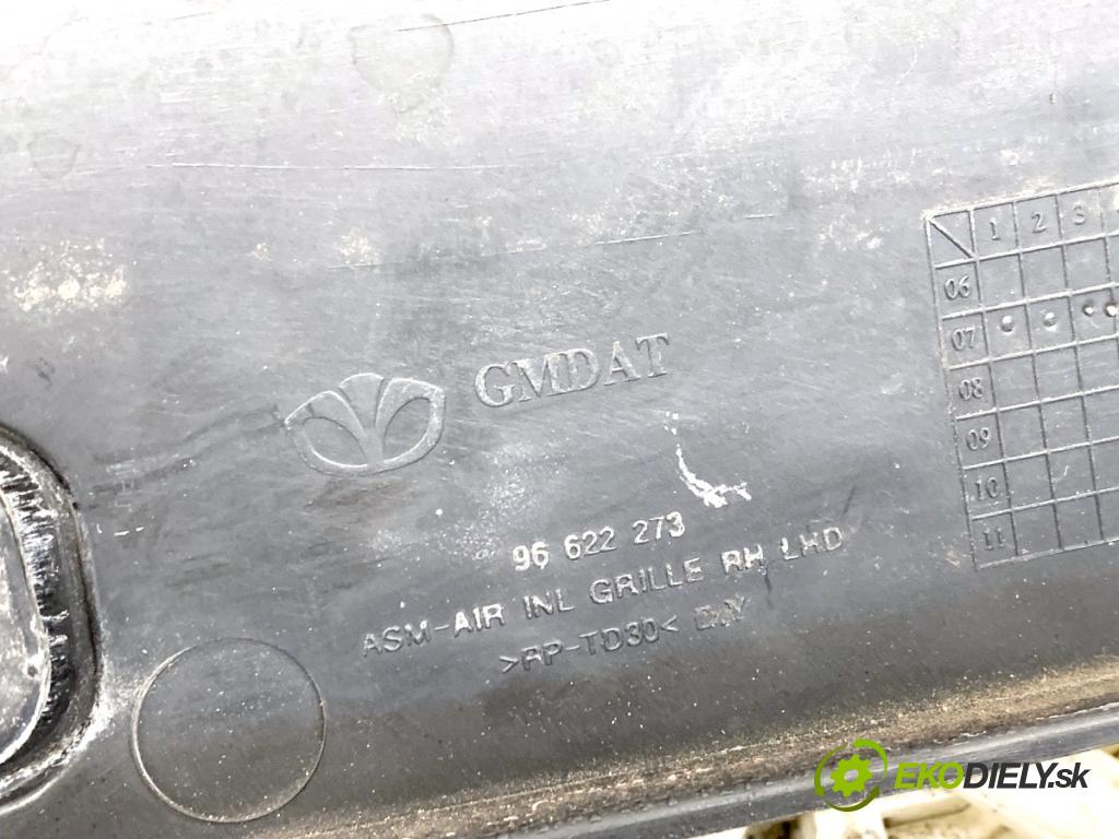 OPEL ANTARA A SUV 2007 110 kW 2.0 CDTI 4x4 1991 Torpédo, plast pod čelné okno 96622273 (Torpédo (plast pod čelným sklom))