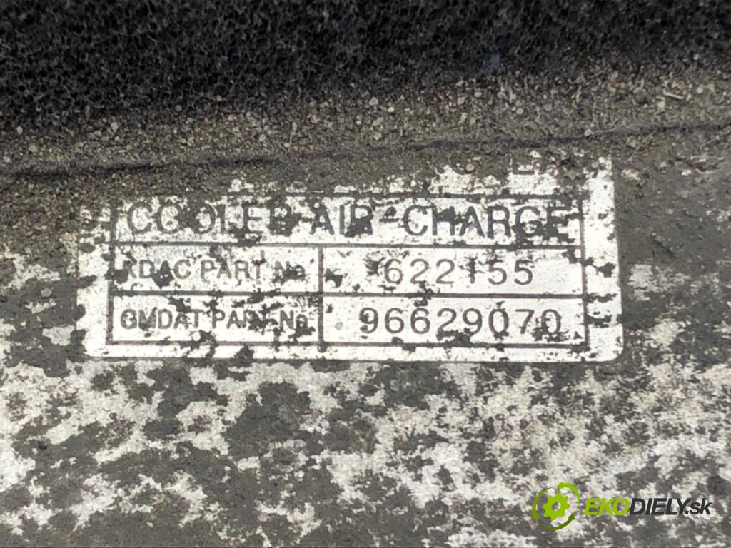 OPEL ANTARA A SUV 2007 110 kW 2.0 CDTI 4x4 1991 intercooler 96629070 (Intercooler (chladič nasávaného vzduchu))