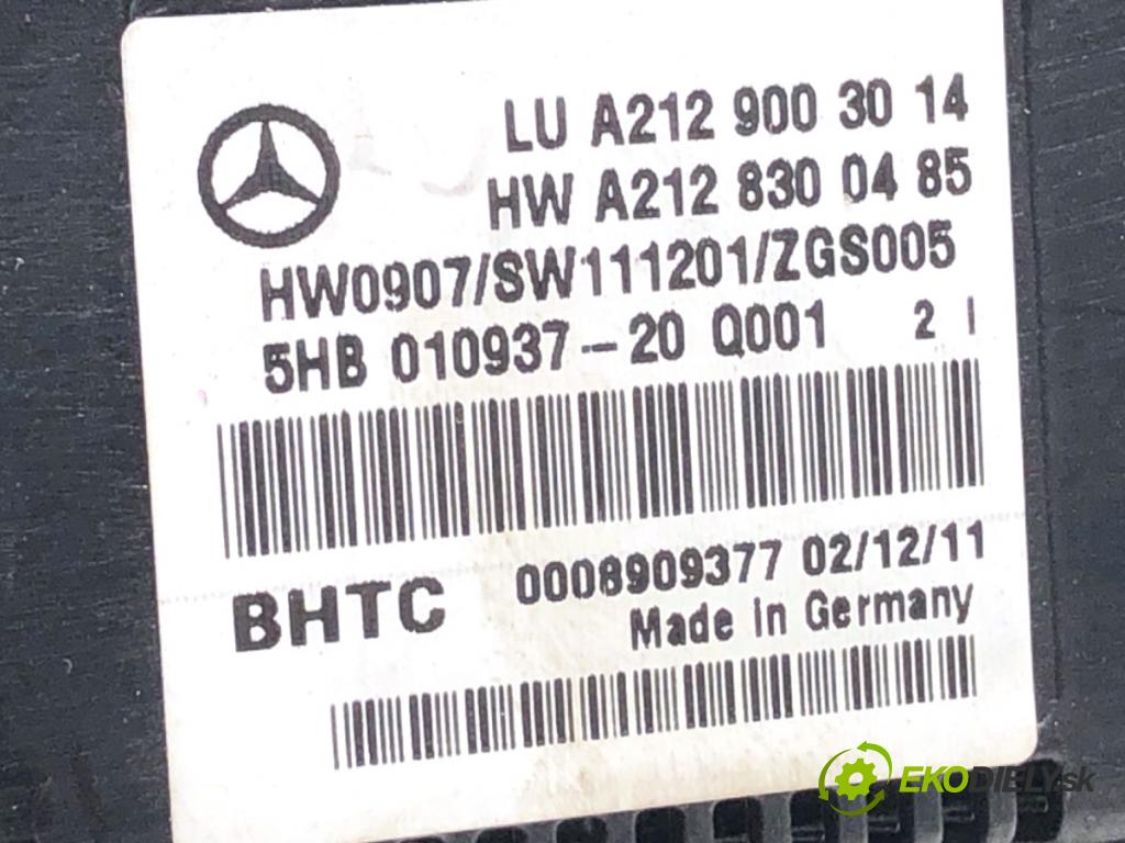 MERCEDES-BENZ W212 sedan 2012 155 kW E 350 BlueTEC (212.024) 2987 Panel ovládania kúrenia A2129003014 (Prepínacie páčky pod volantom)