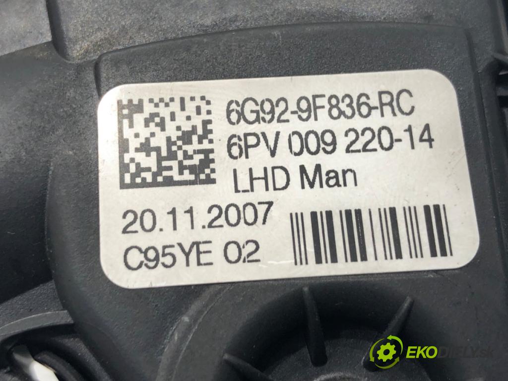 FORD MONDEO MK4 Kombi 2007 103 kW 2.0 TDCi 1997 Potenciometer plynu 6G92-9F836-RC (Potenciometer plynového pedálu)