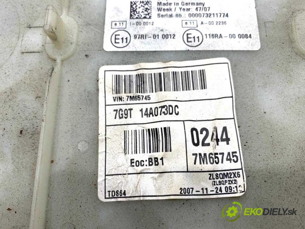 FORD MONDEO MK4 Kombi 2007 103 kW 2.0 TDCi 1997 modul BSI 7G9T-14A073-DC (Pojistkové skříňky)
