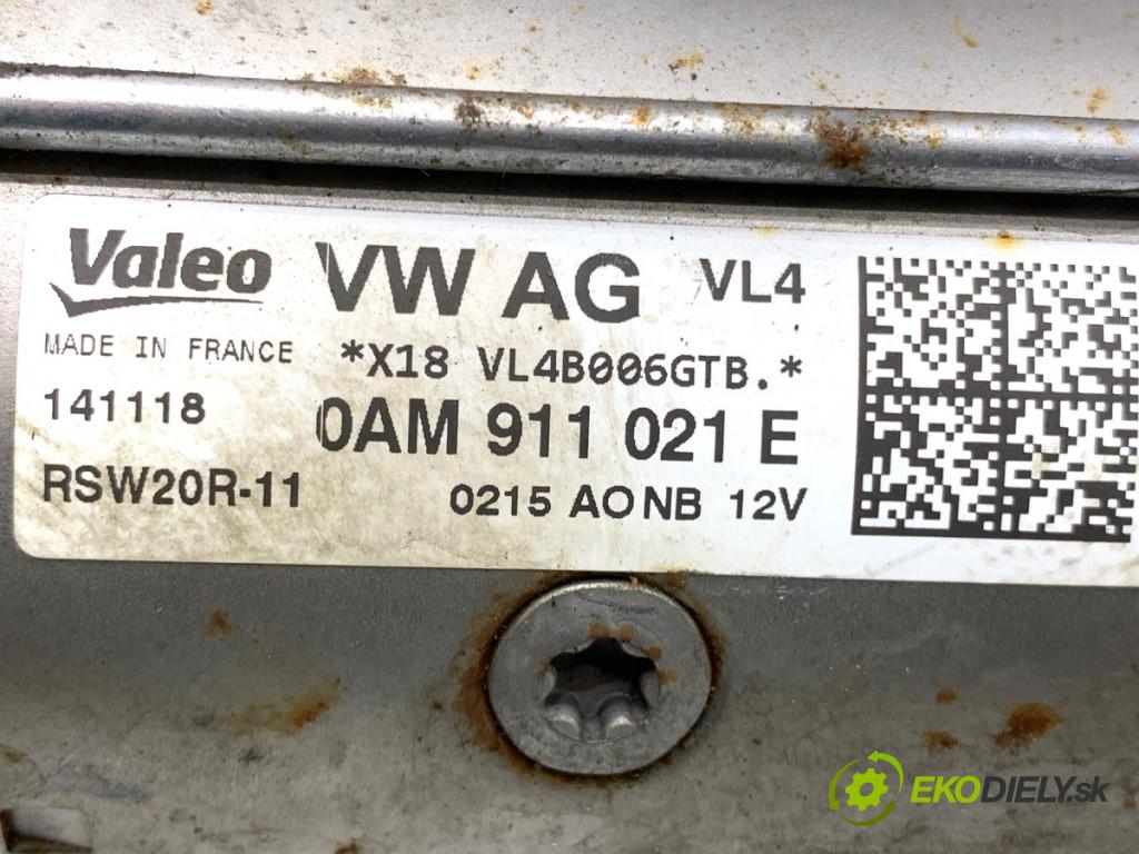 SKODA KAROQ SUV 2018 85 kW 1.6 TDI 1598 Štartér 0AM911021E (Štartér)