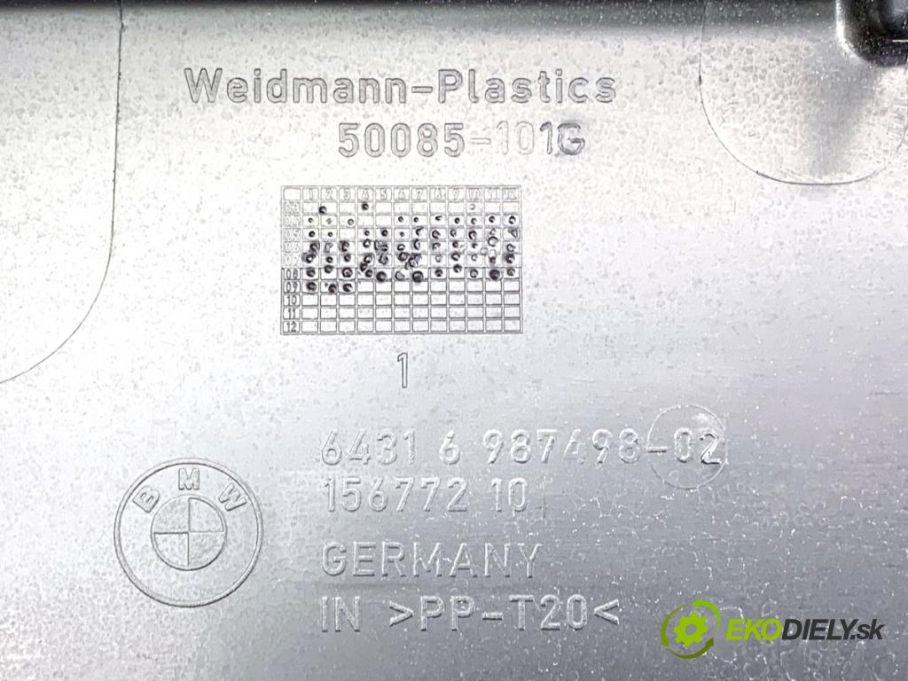 BMW E92 coupe 2009 125 kW 320 i 1995 Torpédo, plast pod čelné okno 987498-02 (Torpédo (plast pod čelným sklom))