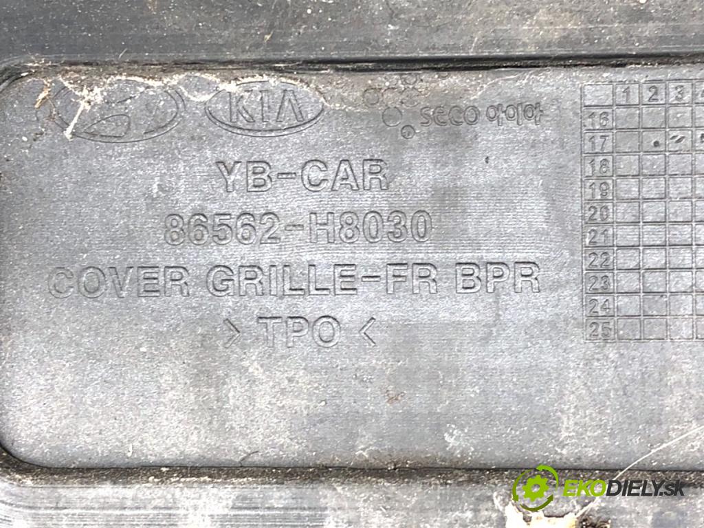 KIA RIO IV liftback 2017 73 kW 1.4 1368 mří nárazníka přední část 86562-H8030 (Mřížky (masky) chladičů)