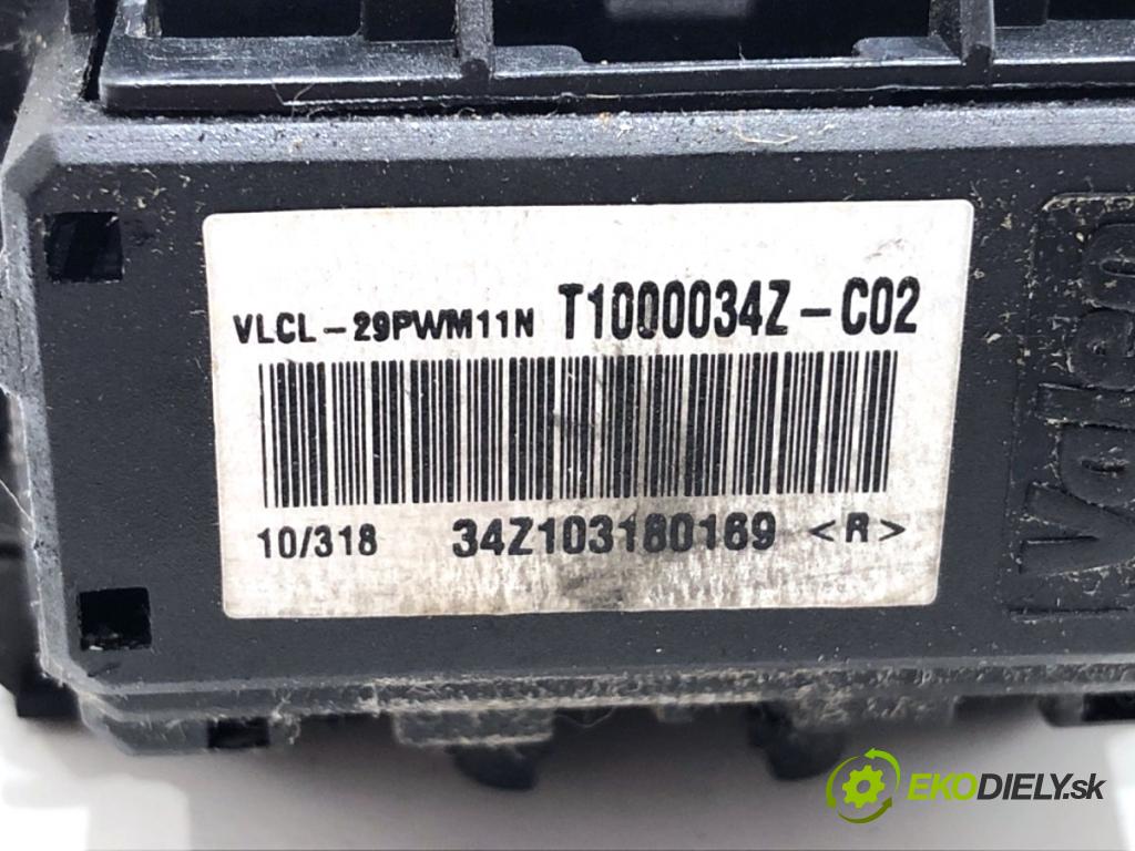 ALFA ROMEO GIULIETTA liftback 2011 77 kW 1.6 JTDM (940FXD1A) 1598 odpor rezistor topení vzduchu T1000034Z (Odpory topení)