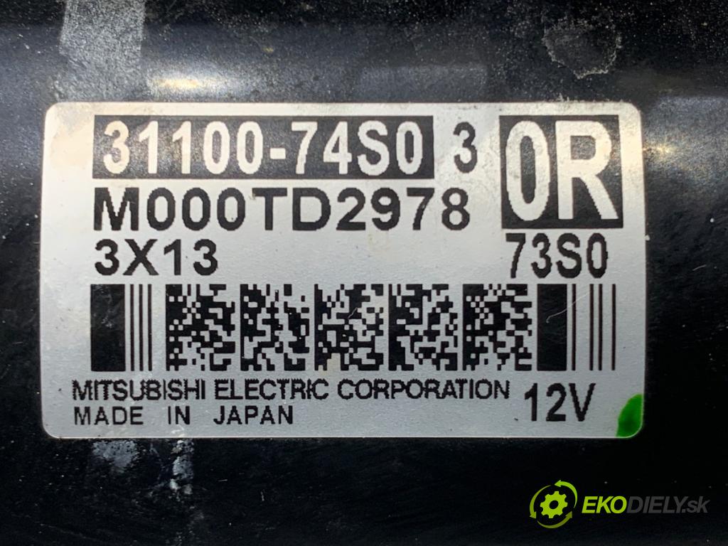 SUZUKI S-CROSS SUV 2024 95 kW 1.4 Hybrid AllGrip 1373 Štartér 31100-74S0 (Štartér)