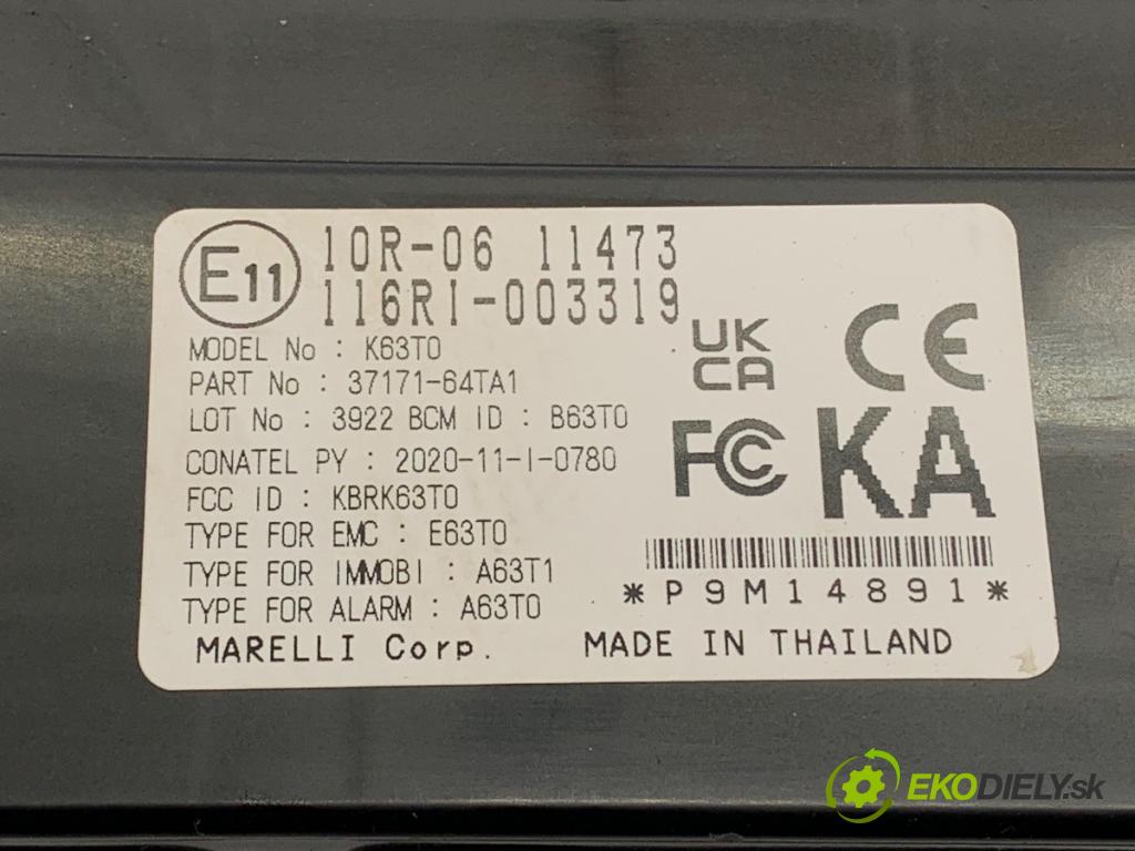 SUZUKI S-CROSS SUV 2024 95 kW 1.4 Hybrid AllGrip 1373 Modul BSM 37171-64TA1 (Riadiaca jednotka ostatné)