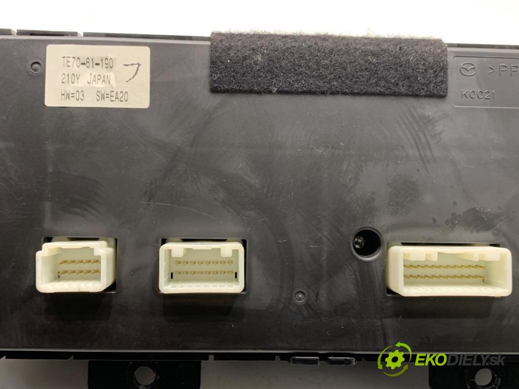 MAZDA CX-9 SUV 2012 204 kW 3.7 3726 Panel ovládania kúrenia TE7061190 (Prepínacie páčky pod volantom)