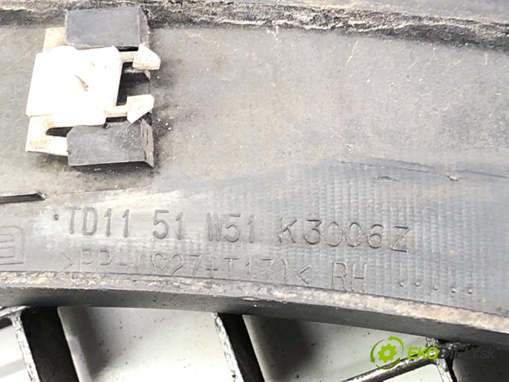MAZDA CX-9 SUV 2012 204 kW 3.7 3726 Lišta blatníka zad pravá TD1151W51 (Lišta)