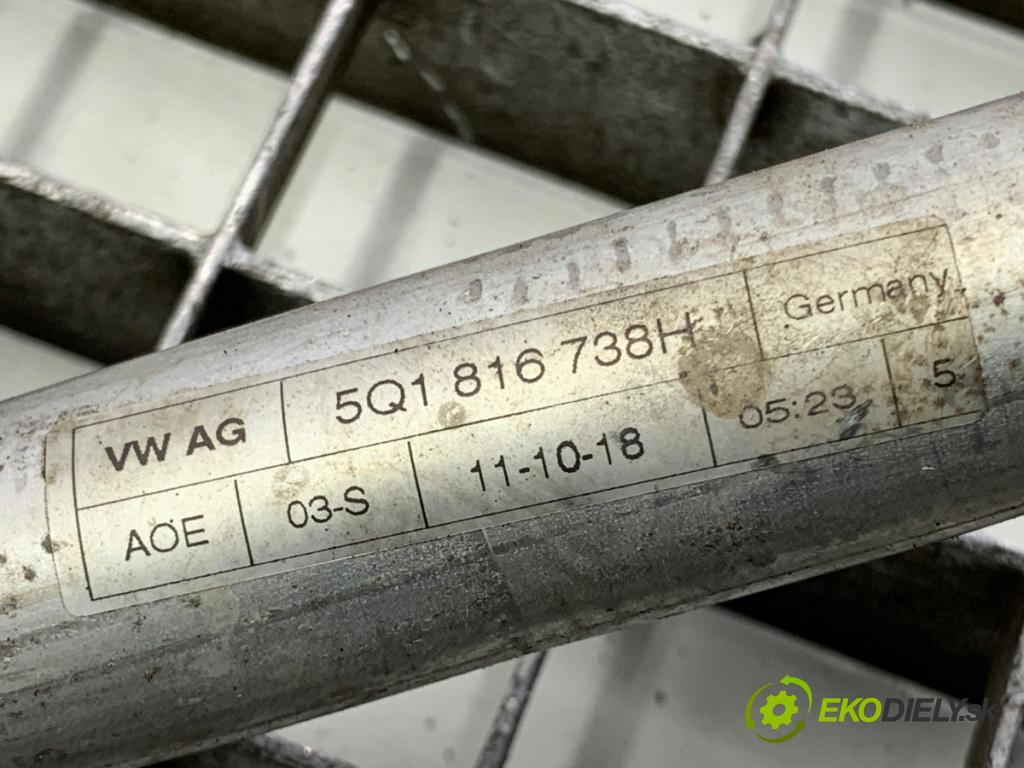 SKODA KAROQ SUV 2018 85 kW 1.6 TDI 1598 rúrka klimatizácie 5Q1816738H (Rúrka klimatizácie)