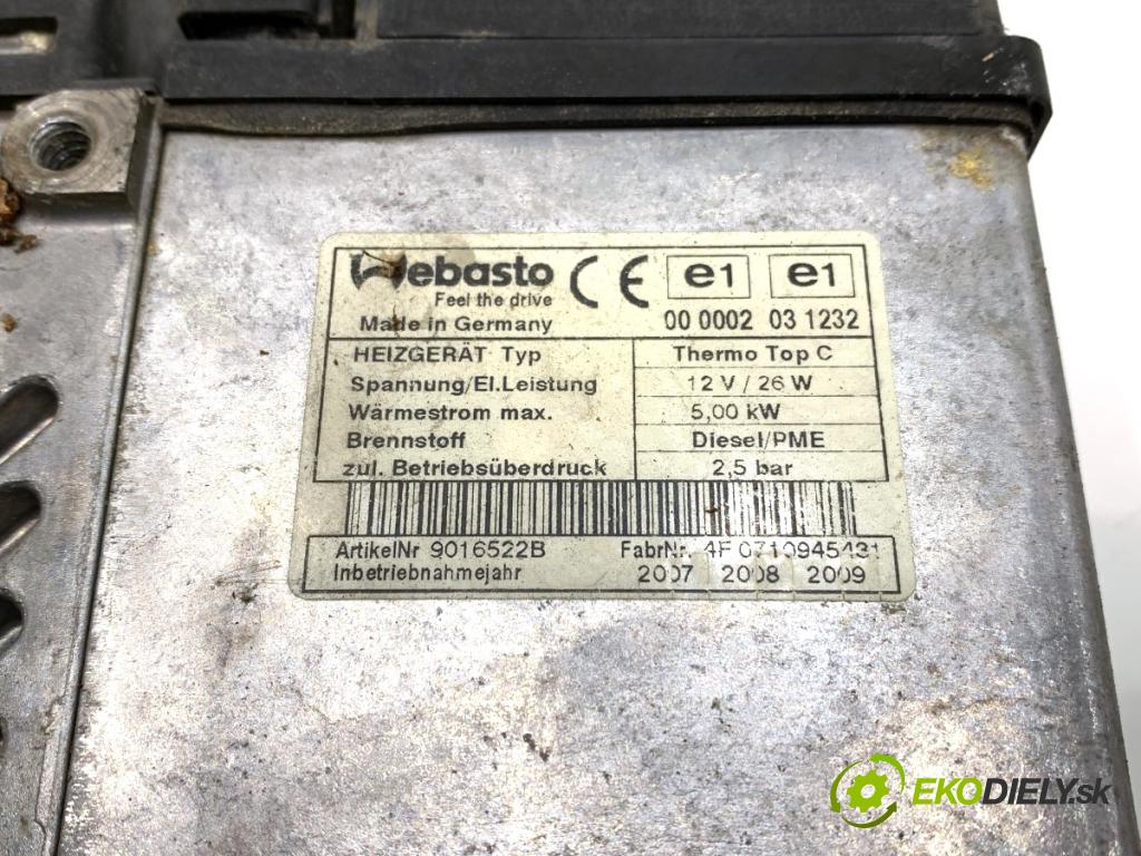 AUDI Q7 4L SUV 2008 240 kW 4.2 TDI quattro 4134 Webasto  (Webasto ohřívače)
