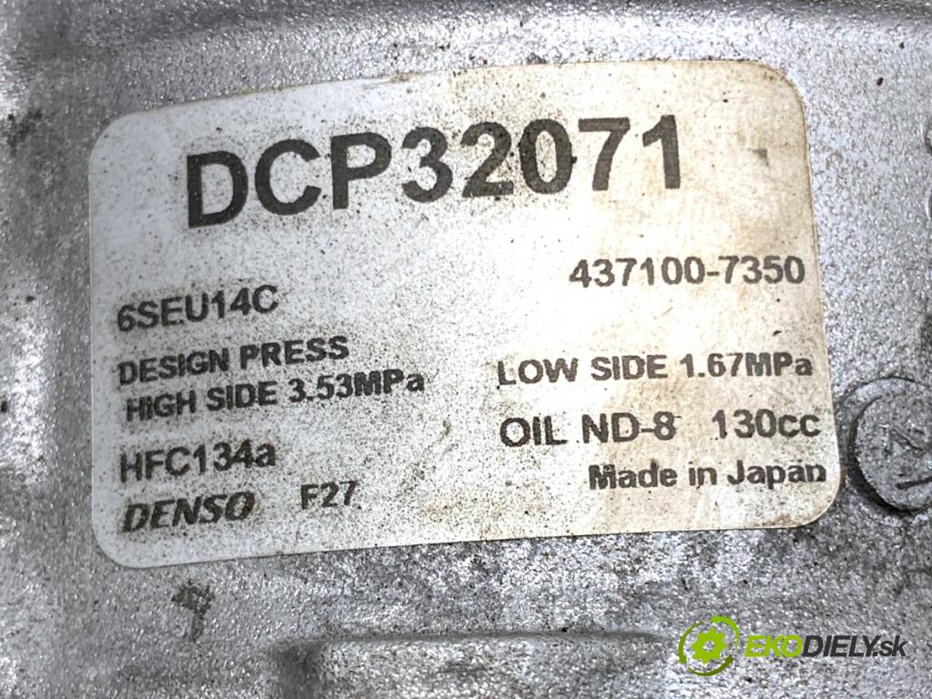 AUDI Q7 4L SUV 2008 240 kW 4.2 TDI quattro 4134 Kompresor klimatizácie DCP32071 (Kompresor klimatizácie)