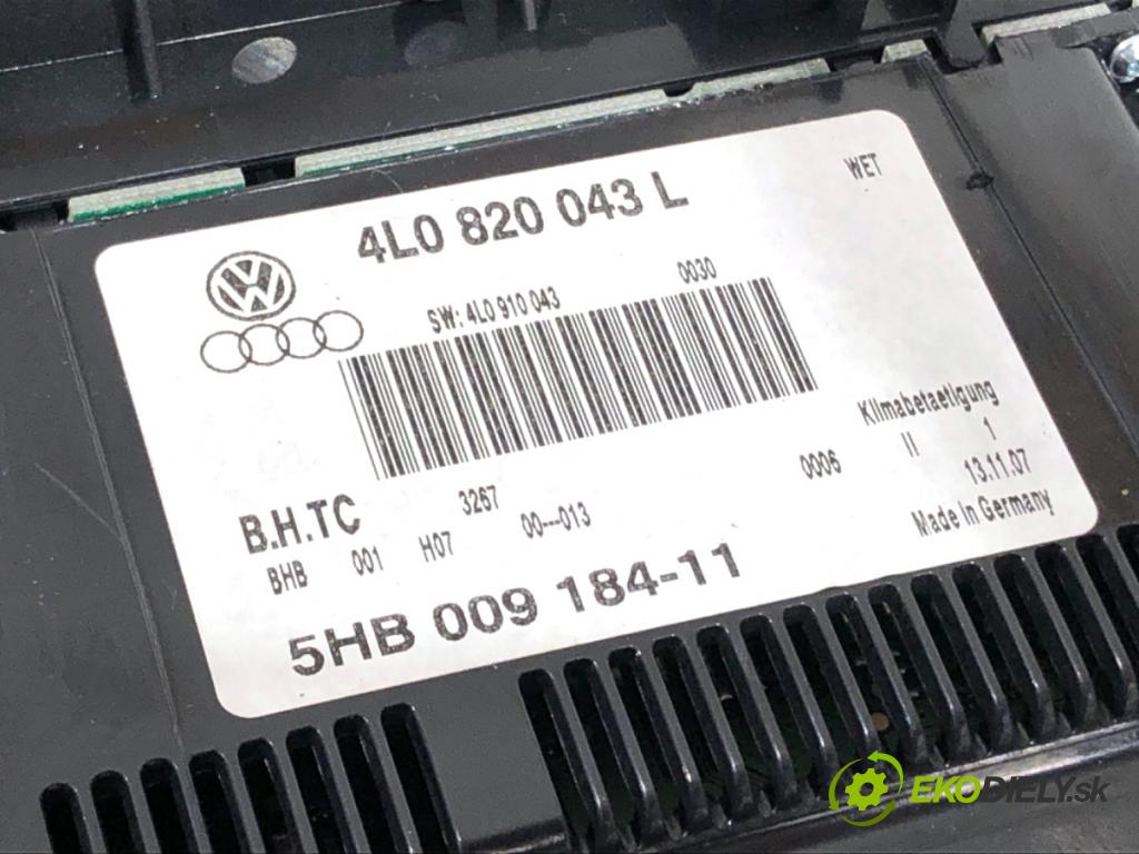 AUDI Q7 4L SUV 2008 240 kW 4.2 TDI quattro 4134 Panel ovládania kúrenia 4L0820043L (Prepínacie páčky pod volantom)