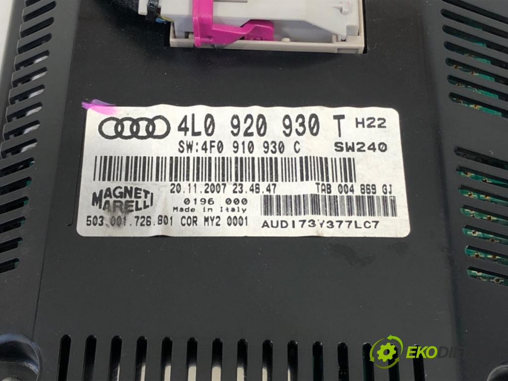 AUDI Q7 4L SUV 2008 240 kW 4.2 TDI quattro 4134 Prístrojovka 4L0920930T (Prístrojová doska)