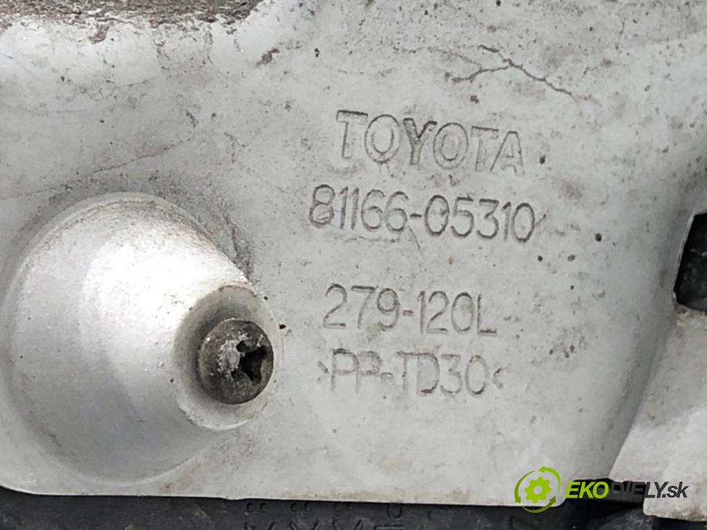 TOYOTA AVENSIS T27 Kombi 2009 112 kW 2.0 (ZRT272_) 1987 světlomet levý přední část 81166-05310