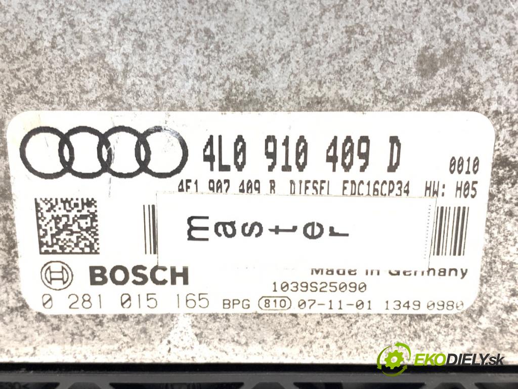 AUDI Q7 4L SUV 2008 240 kW 4.2 TDI quattro 4134 riadiaca jednotka Motor 4L0910409D (Riadiaca jednotka)