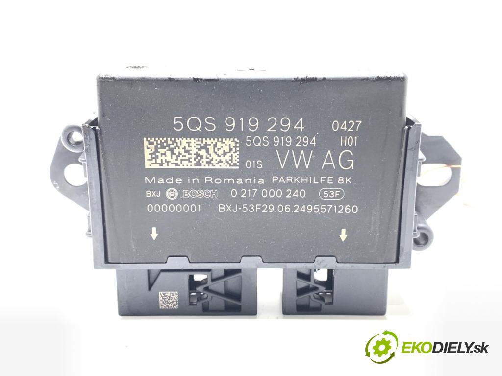 SKODA 2.0 TSI  2024 195 kW 2.0 TSI 195 kW [265 KM] benzyna 2023 - 1984 Modul PDC 5QS919294 (Riadiaca jednotka ostatné)