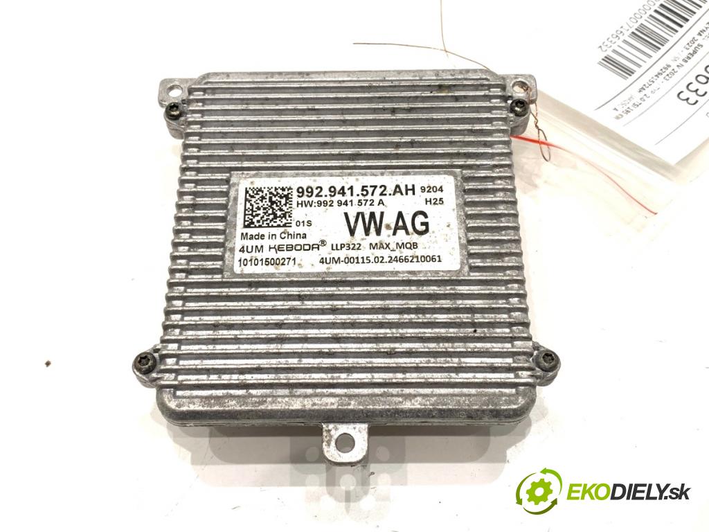 SKODA 2.0 TSI  2024 195 kW 2.0 TSI 195 kW [265 KM] benzyna 2023 - 1984 měnič LED 992941572AH