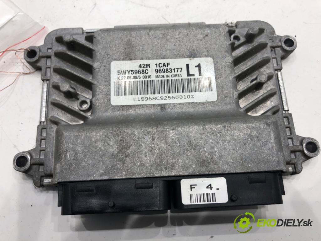 CHEVROLET AVEO II liftback 2009 62 kW 1.2 1206 riadiaca jednotka Motor 96983177 (Riadiaca jednotka)