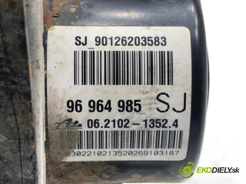 CHEVROLET AVEO II liftback 2009 62 kW 1.2 1206 Pumpa ABS 96964985 (Pumpa ABS)