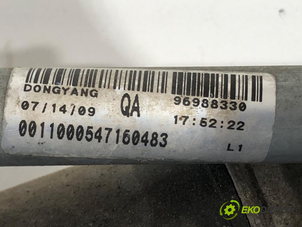 CHEVROLET AVEO II liftback 2009 62 kW 1.2 1206 Mechanizmus stieračov predný 96988330 (Motorček stieračov predný)