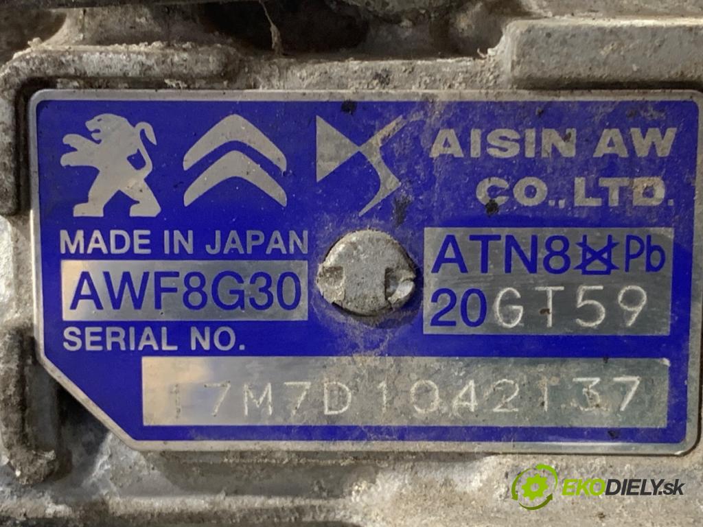 PEUGEOT 3008 SUV 2018 96 kW 1.5 BlueHDi 130 1499 Prevodovka AWF8G30 20GT59 (Prevodovka)