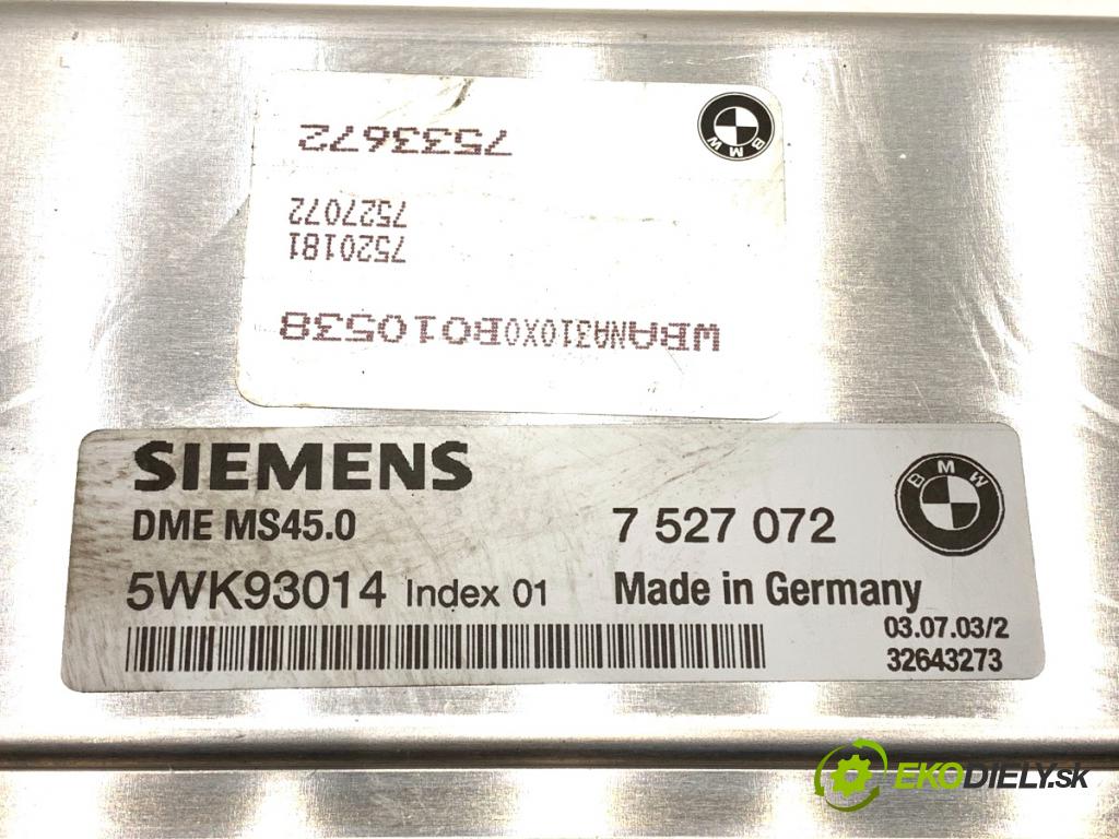 BMW E60 sedan 2003 125 kW 520 i 2171 riadiaca jednotka Motor 7527072 (Riadiaca jednotka)