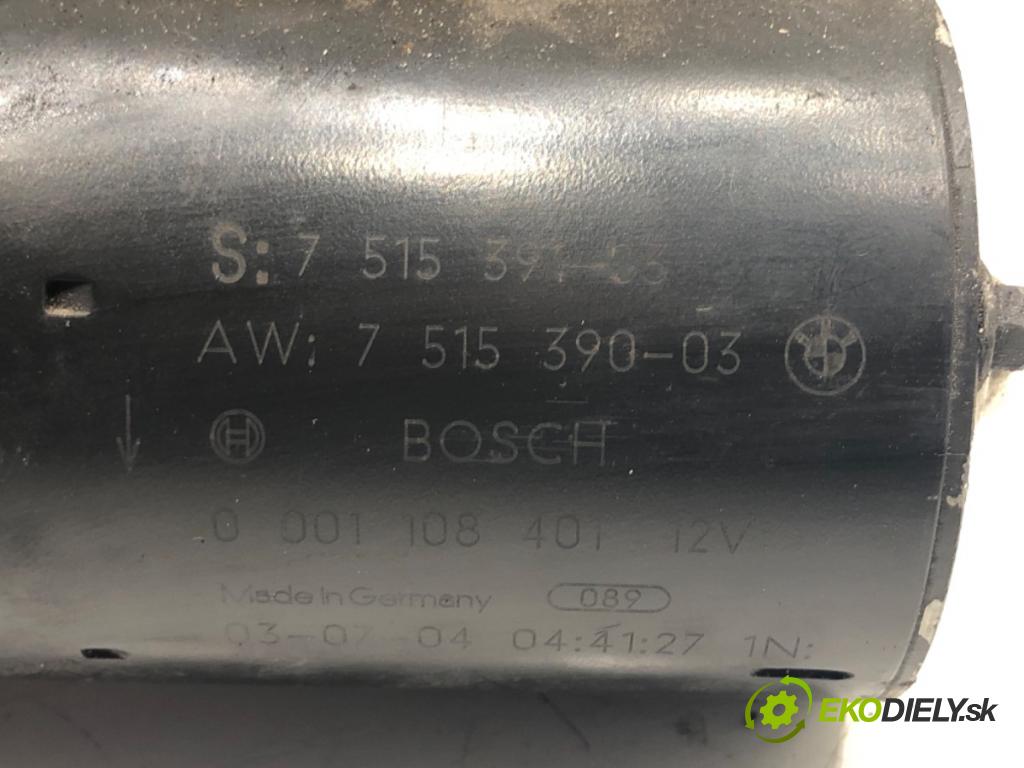 BMW E60 sedan 2003 125 kW 520 i 2171 Štartér 7515390 (Štartér)