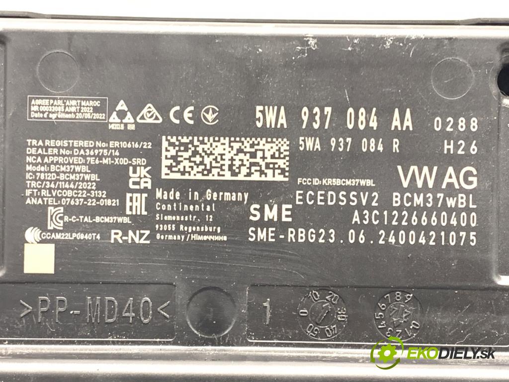 SKODA 2.0 TSI  2024 195 kW 2.0 TSI 195 kW [265 KM] benzyna 2023 - 1984 Modul komfortu 5WA937084AA (Modul komfortu)