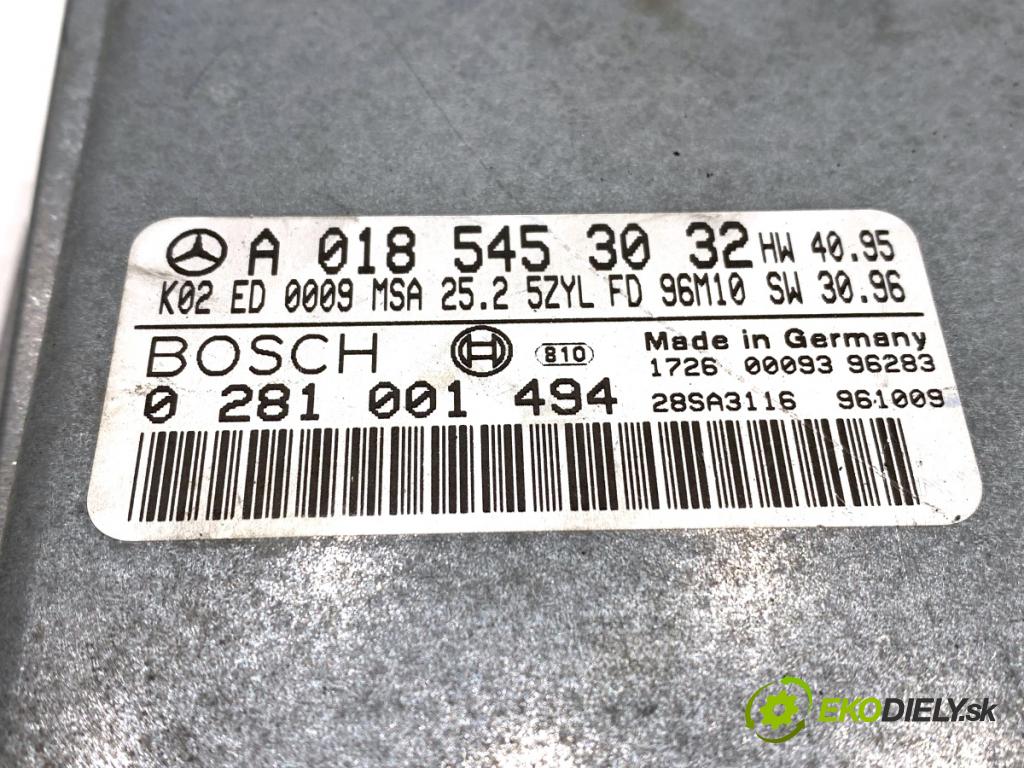 MERCEDES-BENZ W210 sedan 1996 95 kW E 290 Turbo-D (210.017) 2874 riadiaca jednotka Motor A0185453032 (Riadiaca jednotka)