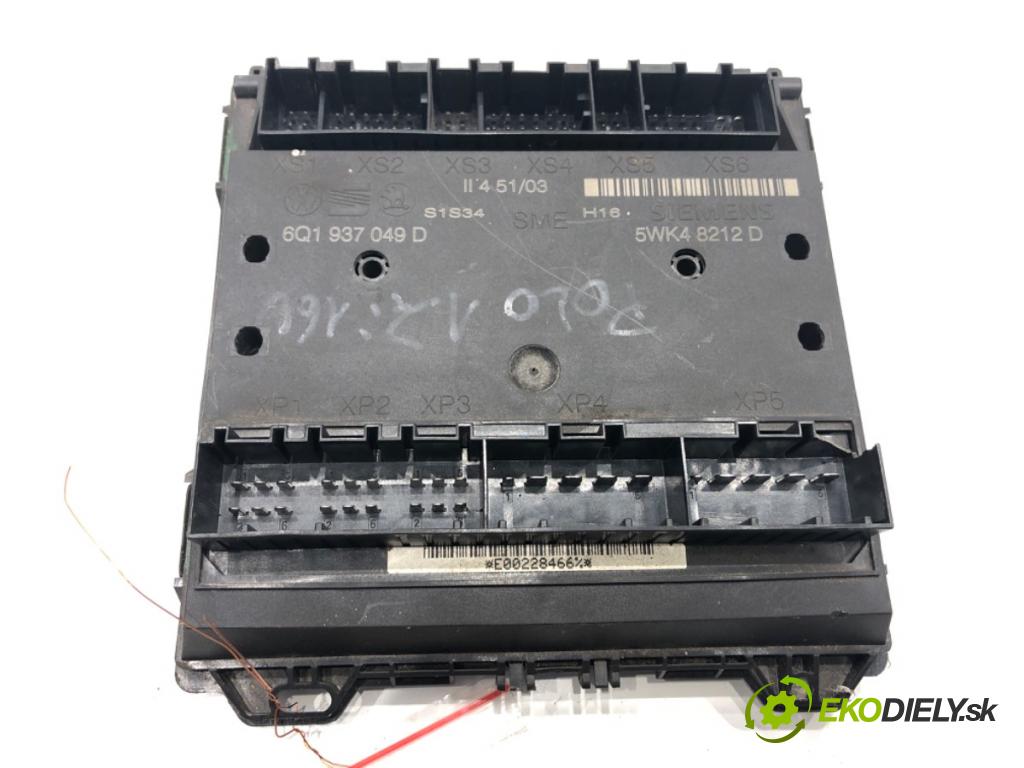 SEAT IBIZA III liftback 2006 59 kW 1.4 TDI 1422 Modul komfortu 6Q1937049D (Modul komfortu)