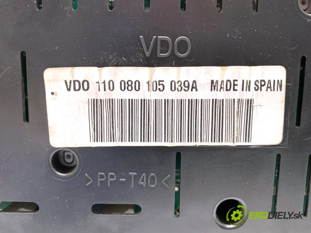 SEAT IBIZA III liftback 2006 59 kW 1.4 TDI 1422 Prístrojovka 6L0920822C (Prístrojová doska)