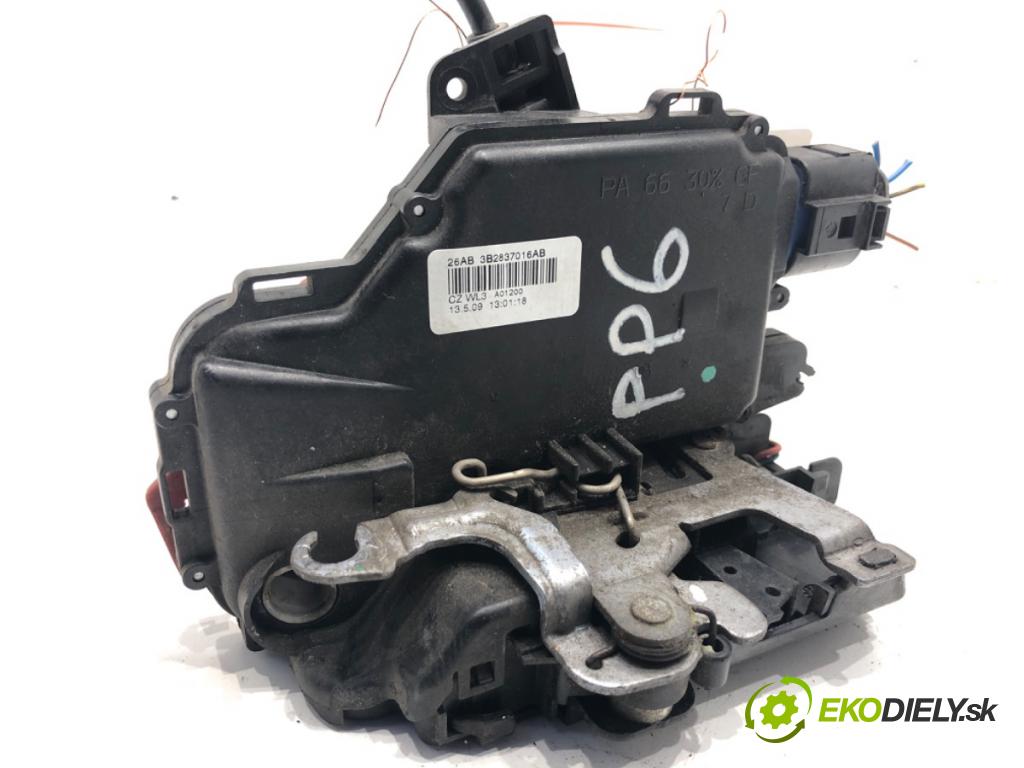 SKODA FABIA II Kombi 2009 59 kW 1.4 TDI 1422 zámok dveře pravý přední část 3B2837016AB