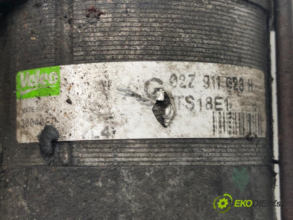 SKODA FABIA II Kombi 2009 59 kW 1.4 TDI 1422 Štartér 02Z911023H (Štartér)